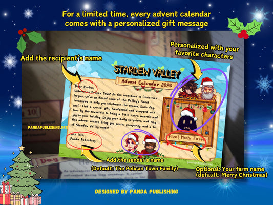 Pre-order: 2026 Stardew Valley Inspired Advent Calendar