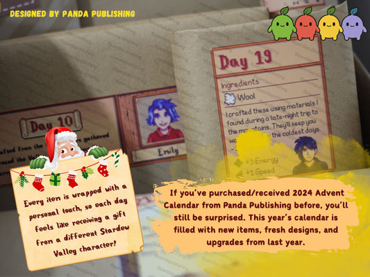Pre-order: 2025 Stardew Valley Inspired Advent Calendar