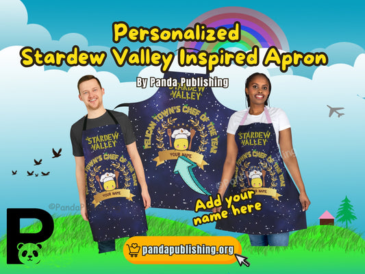 Stardew Valley Inspired Personalized Chef's Apron