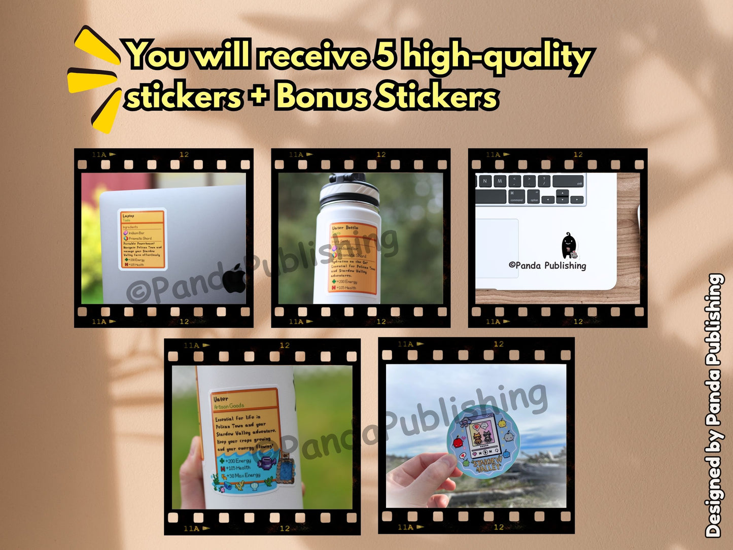 Stardew Valley Sticker Set - Pack of 5