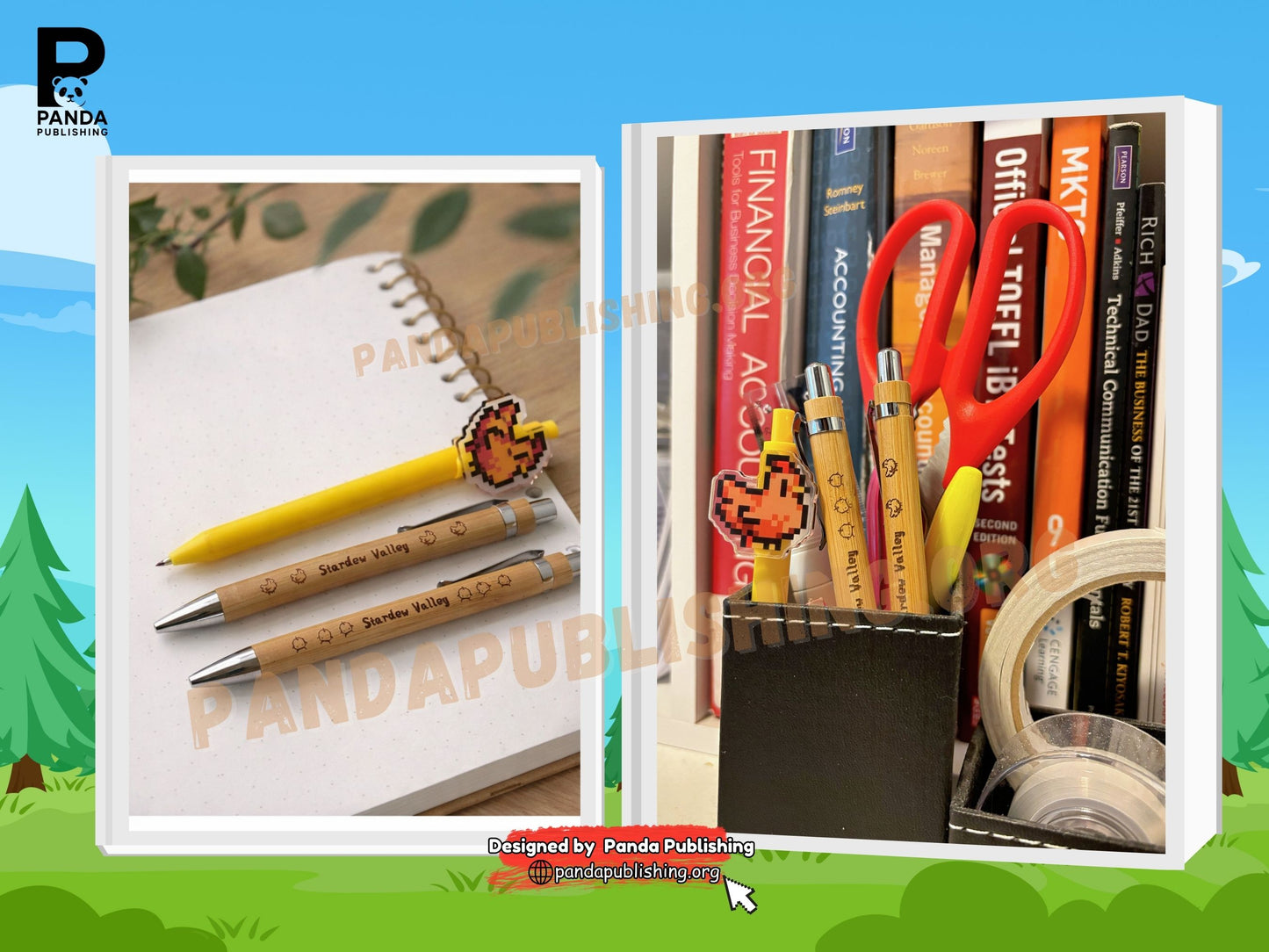 Stardew Valley Inspired Pen & Sticky Note Bundle