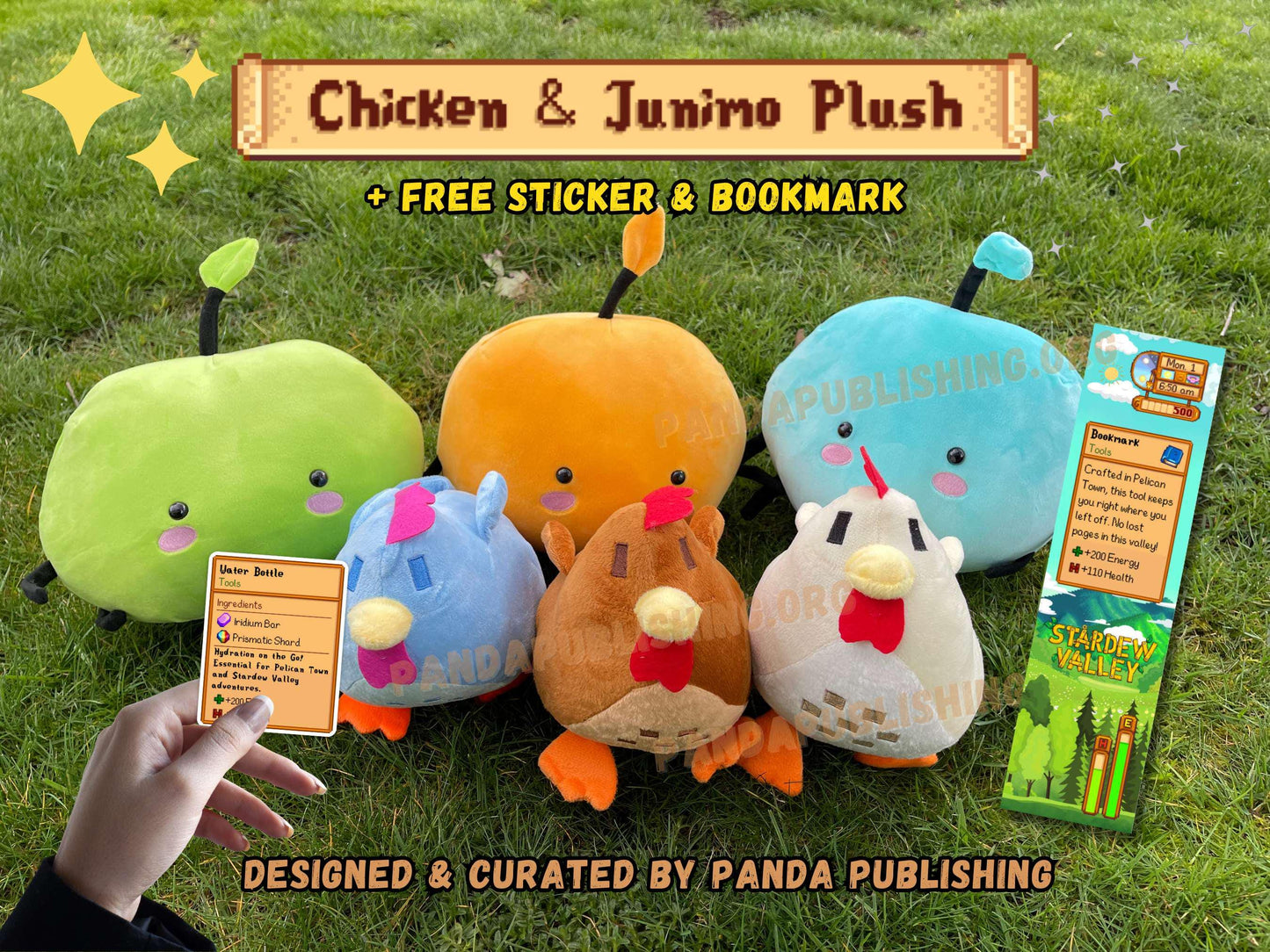 Stardew Valley Plushie Bundle | Junimo Plush, Chicken Plush